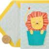 Lion Cupcake Birthday Greeting Card