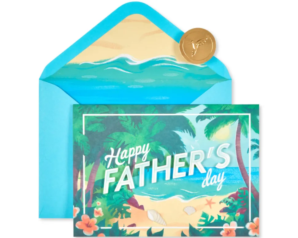 Little Bit of Paradise Father’s Day Greeting Card
