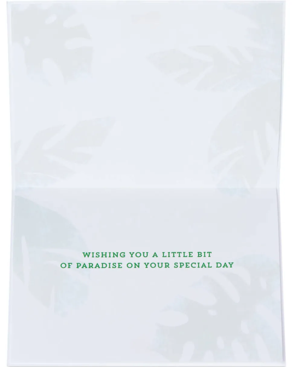 Little Bit of Paradise Father’s Day Greeting Card
