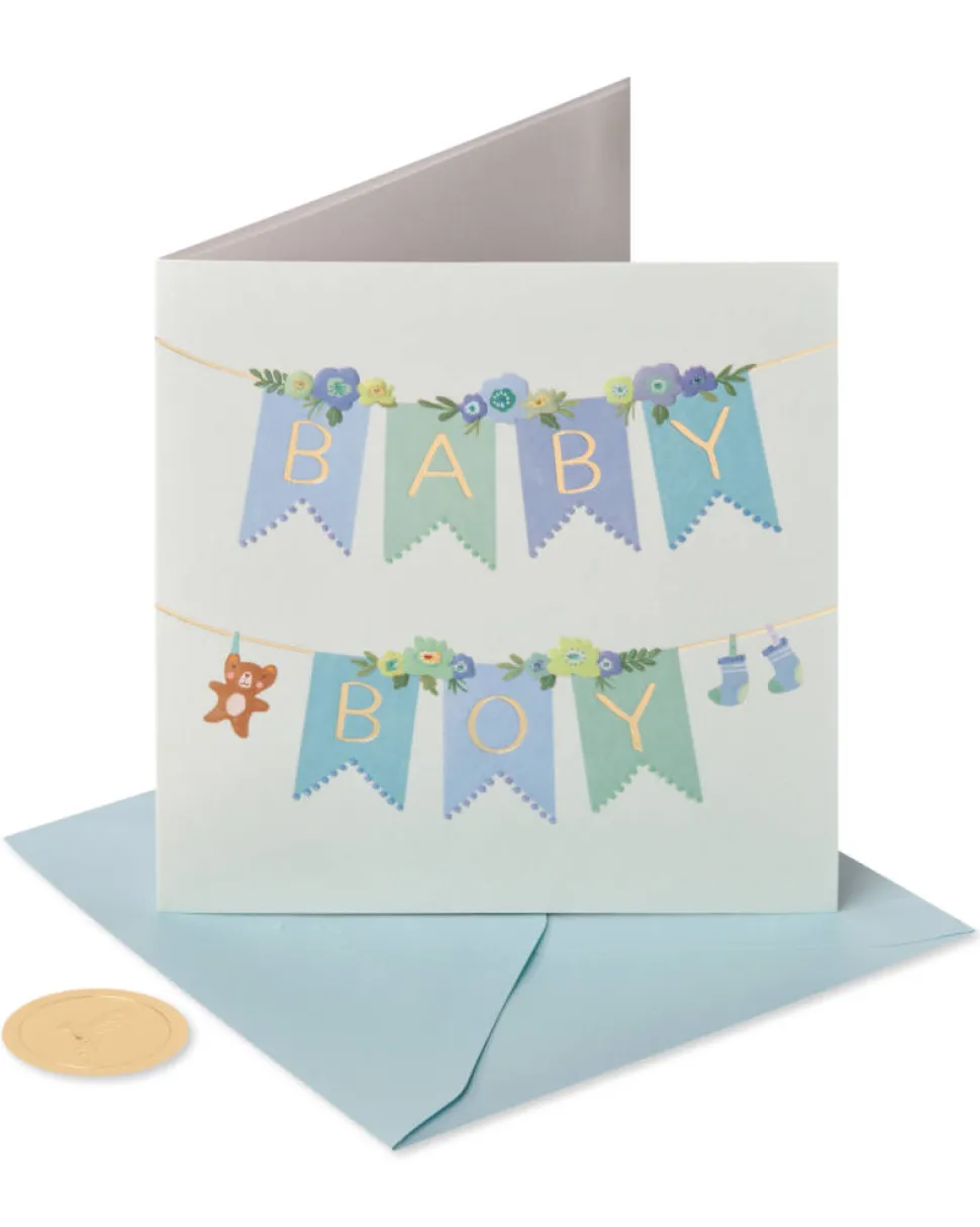 Little Miracle Baby Boy Greeting Card