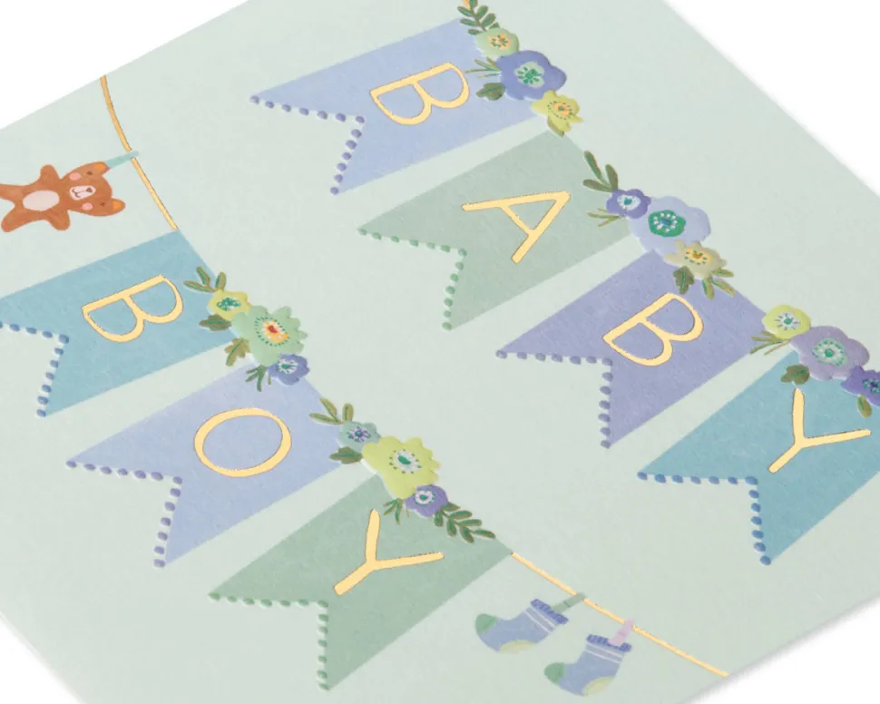Little Miracle Baby Boy Greeting Card