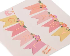Little Miracle Baby Girl Greeting Card
