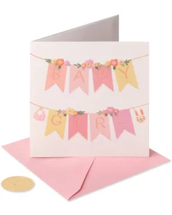 Little Miracle Baby Girl Greeting Card