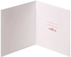 Little Miracle Baby Girl Greeting Card