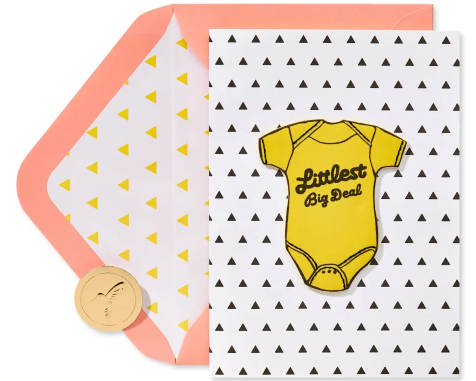 Littlest Big Deal New Baby Greeting Card