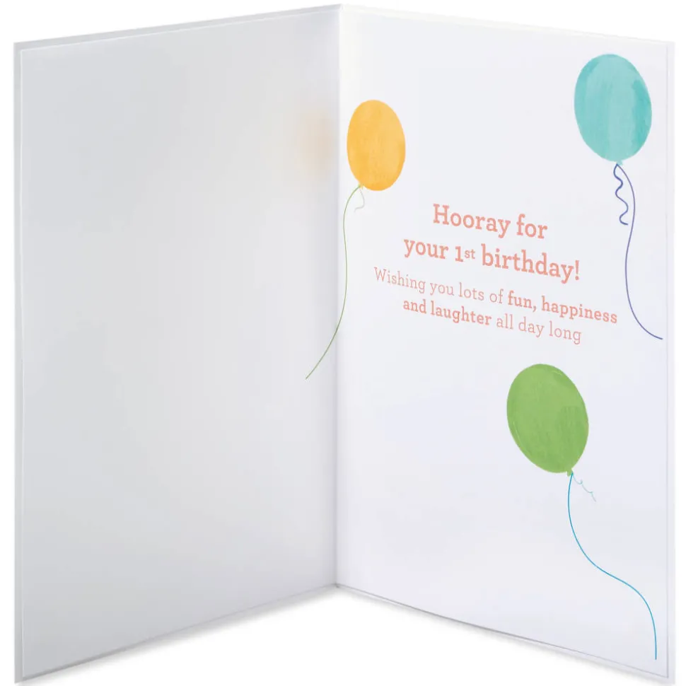 Lots Of Fun 1st Birthday Greeting Card