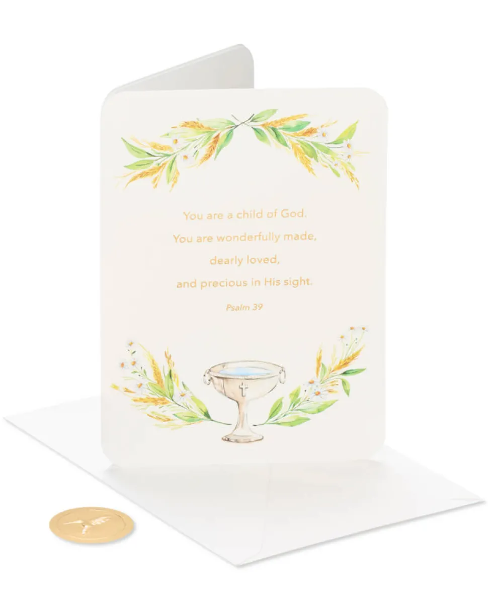 Love & Blessings Baptism Greeting Card