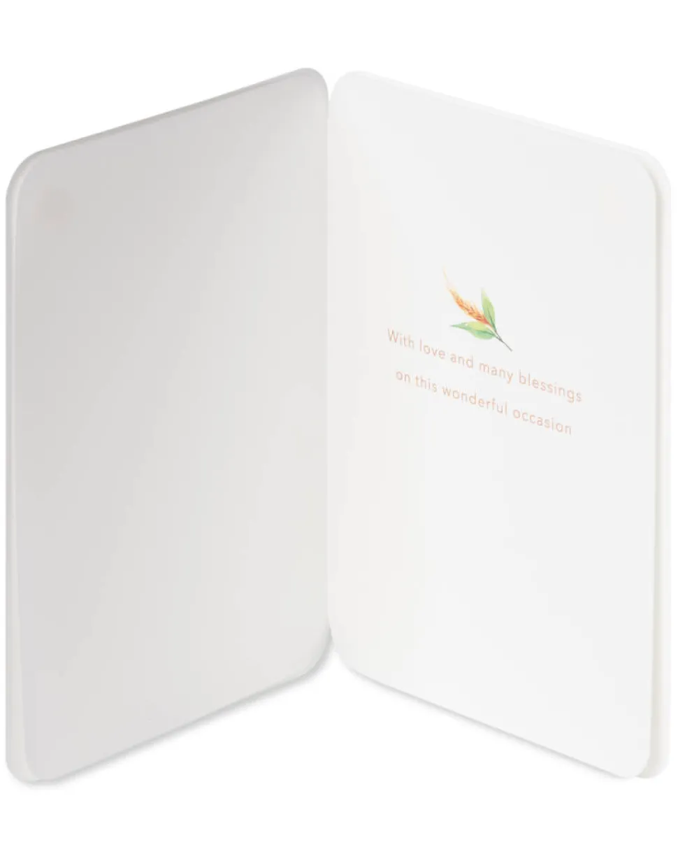 Love & Blessings Baptism Greeting Card