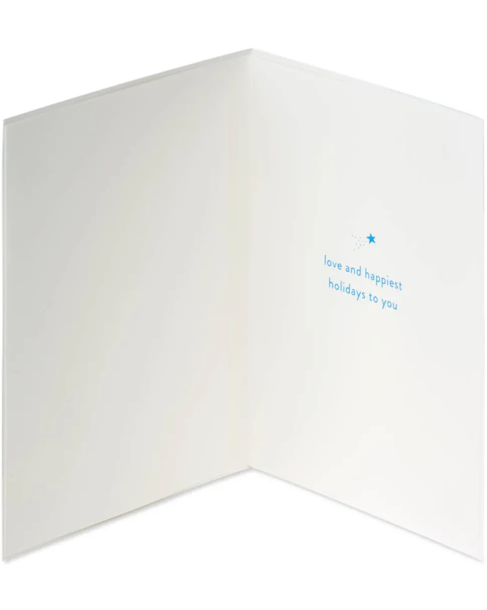Love and Happiest Holidays Christmas Greeting Card
