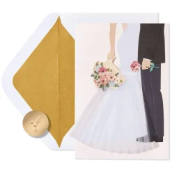 Love and Happiness Wedding Greeting Card
