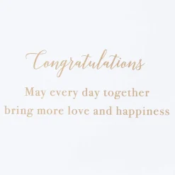 Love and Happiness Wedding Greeting Card