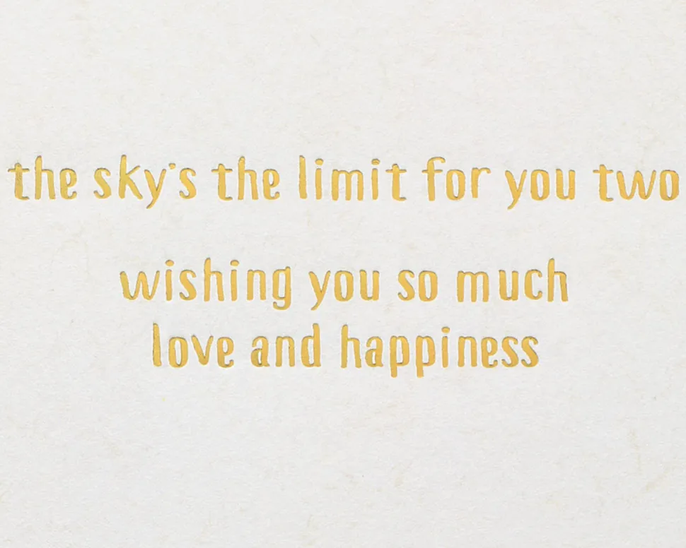 Love is In the Air Wedding Greeting Card for Couple