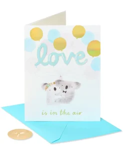 Love is In the Air Wedding Greeting Card for Couple