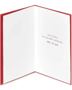 Love Notes Romantic Valentine’s Day Greeting Card