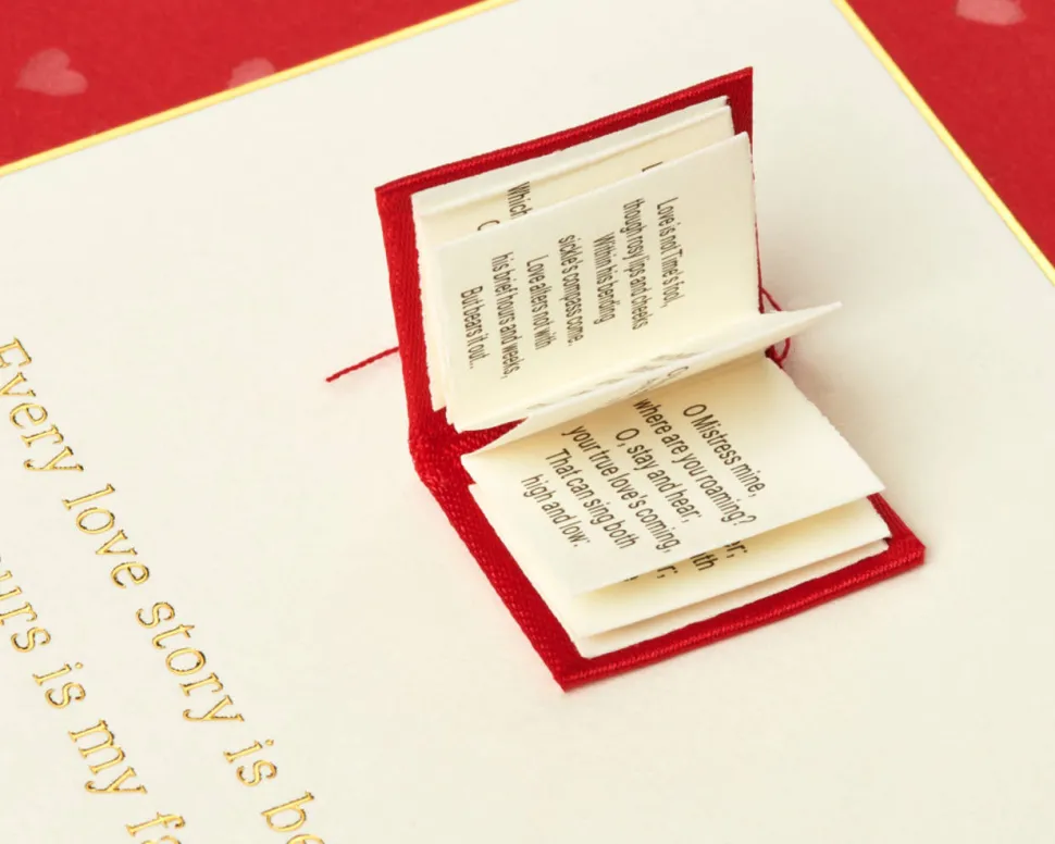 Love Story Romantic Anniversary Greeting Card