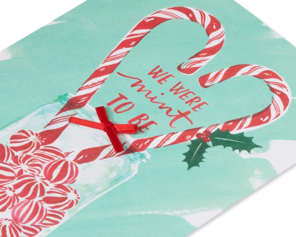 Love Us Romantic Christmas Greeting Card