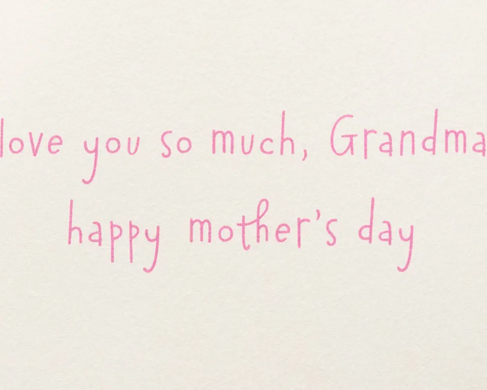 Love You So Much Mother’s Day Greeting Card for Grandma