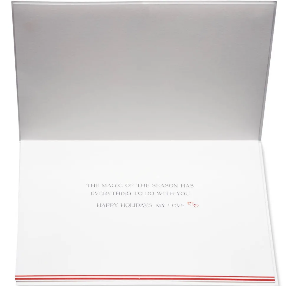 Magic of the Season Romantic Holiday Greeting Card