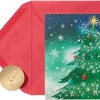 Magical Tree Top Holiday Christmas Boxed Cards, 20 Count