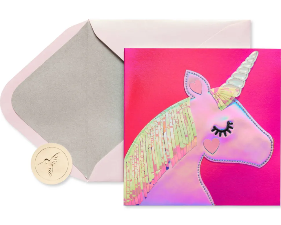 Magical Unicorn Valentine’s Day Greeting Card
