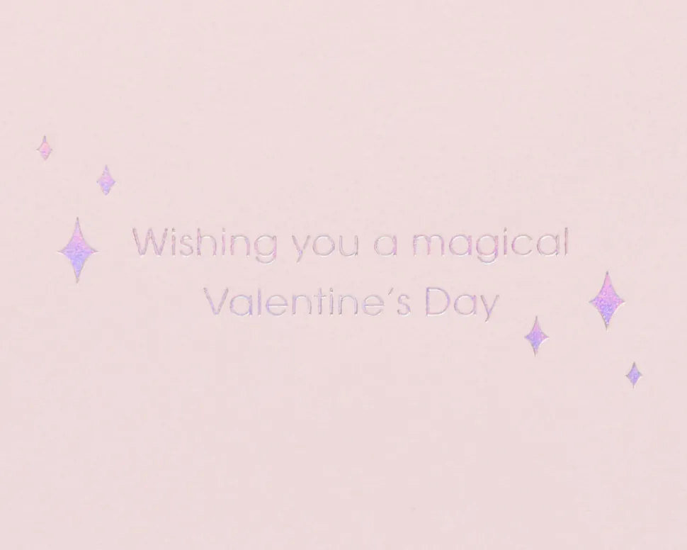 Magical Unicorn Valentine’s Day Greeting Card