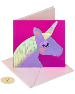 Magical Unicorn Valentine’s Day Greeting Card