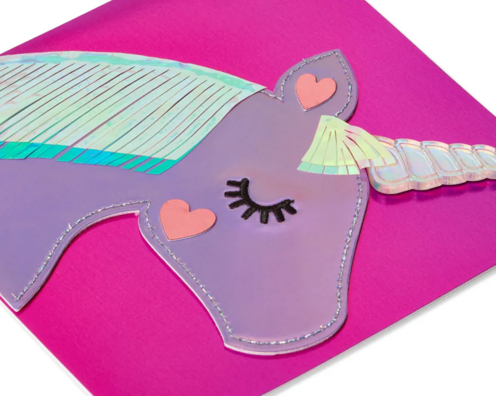 Magical Unicorn Valentine’s Day Greeting Card