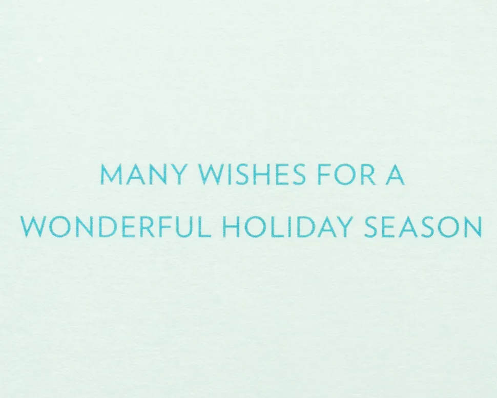 Many Wishes Christmas Greeting Card