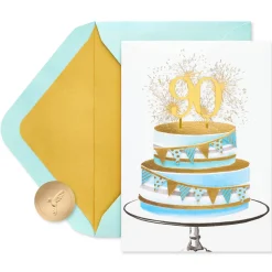 Many Wonderful Gifts 90th Birthday Greeting Card