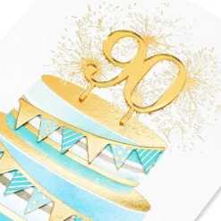 Many Wonderful Gifts 90th Birthday Greeting Card