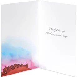 May God Bless You Nativity Religious Holiday Boxed Cards, 14-Count
