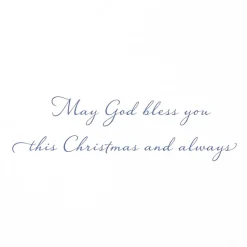 May God Bless You Nativity Religious Holiday Boxed Cards, 14-Count