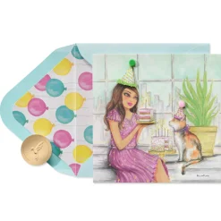 May Happiness Shine Through Birthday Greeting Card – Designed by Bella Pilar