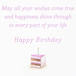 May Happiness Shine Through Birthday Greeting Card – Designed by Bella Pilar