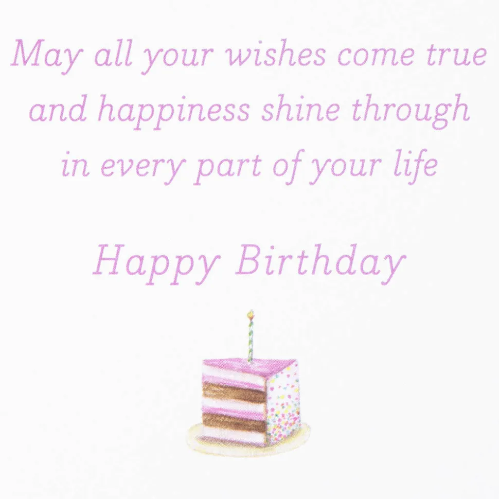 May Happiness Shine Through Birthday Greeting Card – Designed by Bella Pilar