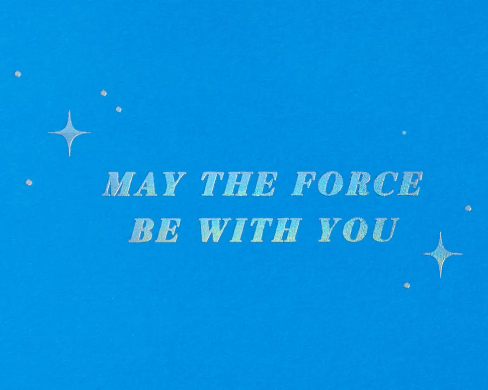 May The Force Be With You Star Wars Graduation Greeting Card