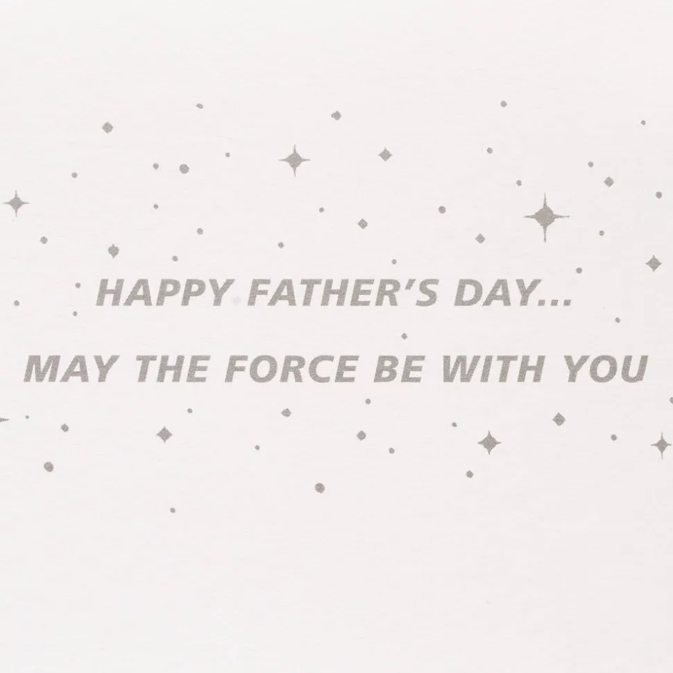 May The Force Be With You Star Wars Father’s Day Greeting Card