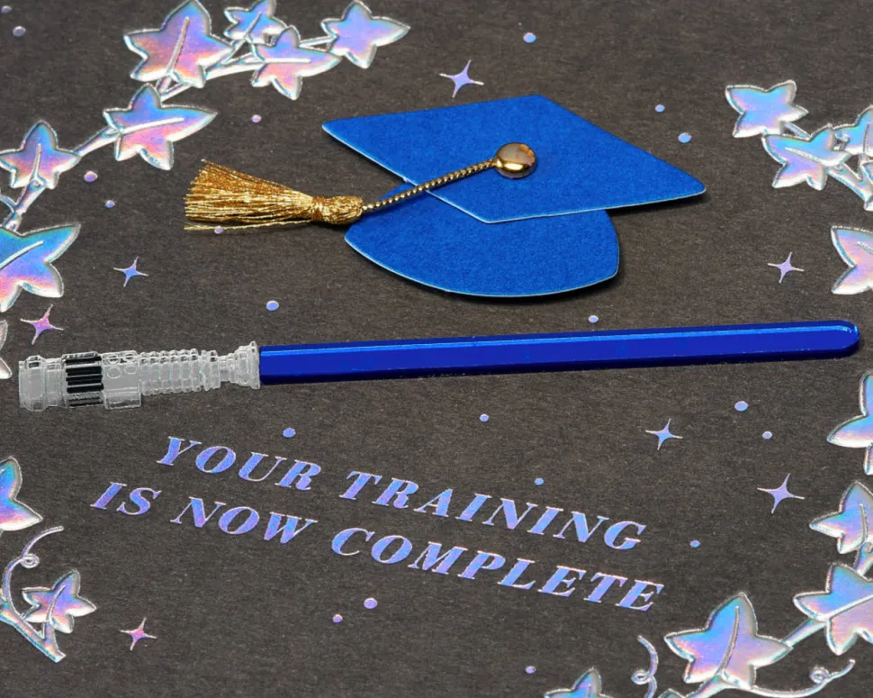 May The Force Be With You Star Wars Graduation Greeting Card