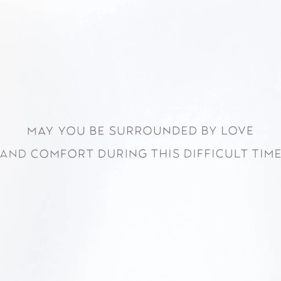 May You Be Surrounded by Love Sympathy Greeting Card
