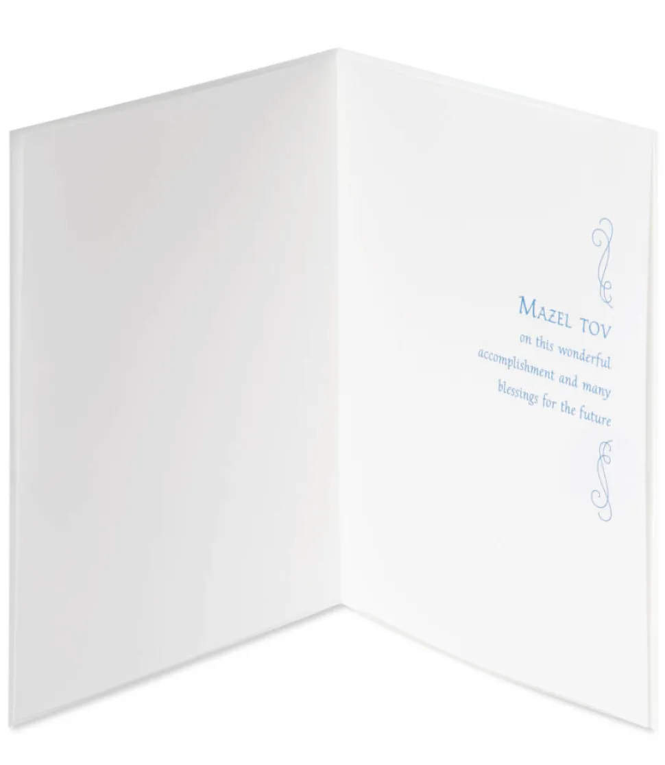 Mazel Tov Bar Mitzvah Greeting Card