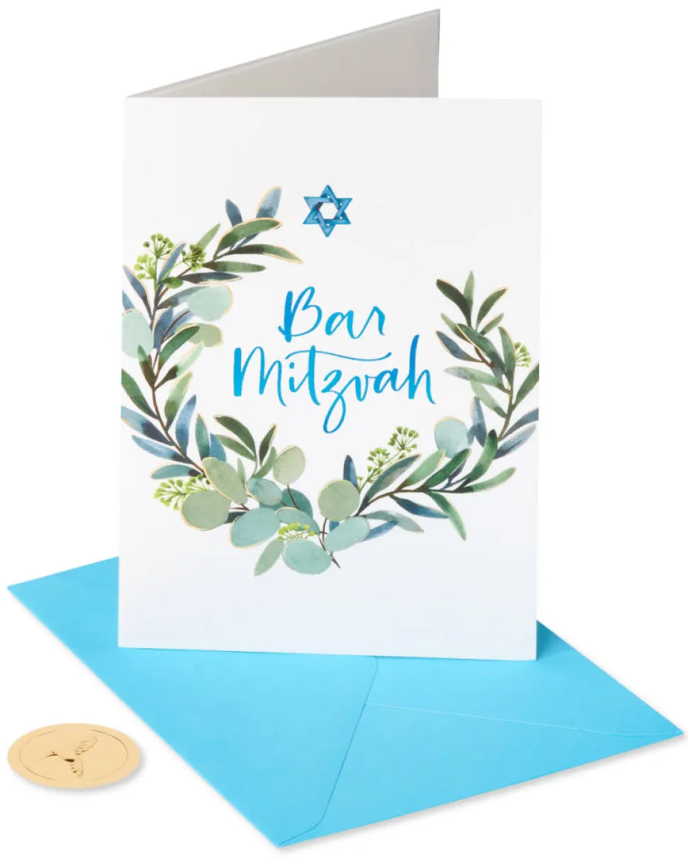 Mazel Tov Bar Mitzvah Greeting Card
