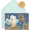 Mermaid Boxed Blank Note Cards with Envelopes, 14-Count