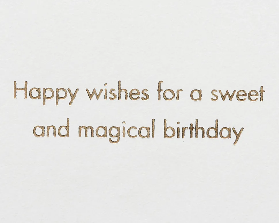 Mermaid Cupcake Birthday Greeting Card