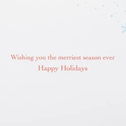 Merriest Season Ever Disney Christmas Greeting Card