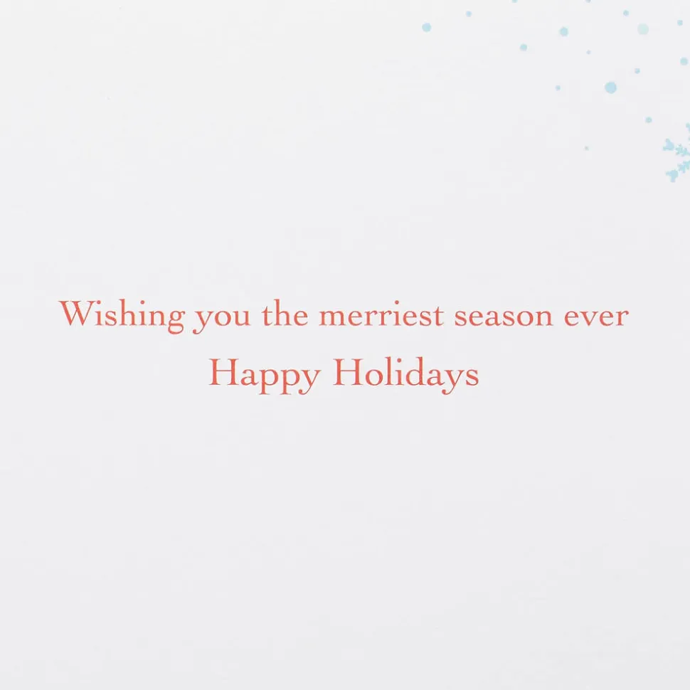 Merriest Season Ever Disney Christmas Greeting Card