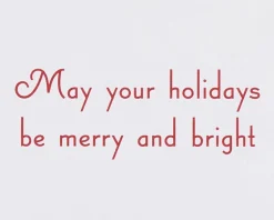 Merry and Bright Cat Christmas Boxed Cards, 16-Count