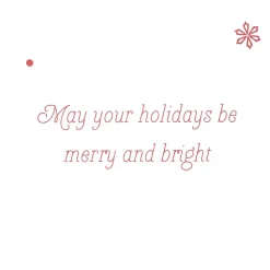 Merry and Bright Holiday Greeting Card