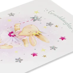 Merry and Magical Holiday Christmas Greeting Card for Granddaughter