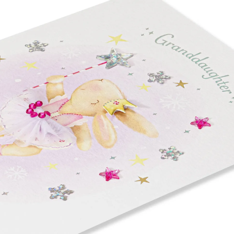 Merry and Magical Holiday Christmas Greeting Card for Granddaughter