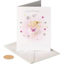 Merry and Magical Holiday Christmas Greeting Card for Granddaughter